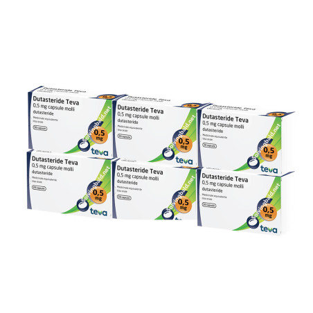 Dutasteride Teva 0.5 mg (6 boxes) Dutasteride Teva 0.5 mg (6 boxes)