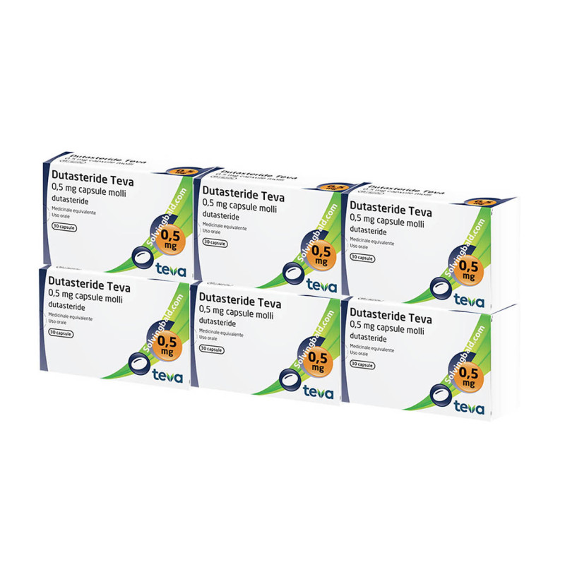 Dutasteride Teva 0.5 mg (6 boxes)