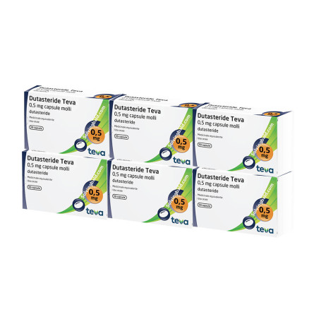 Dutasteride Teva 0.5 mg (6 boxes)